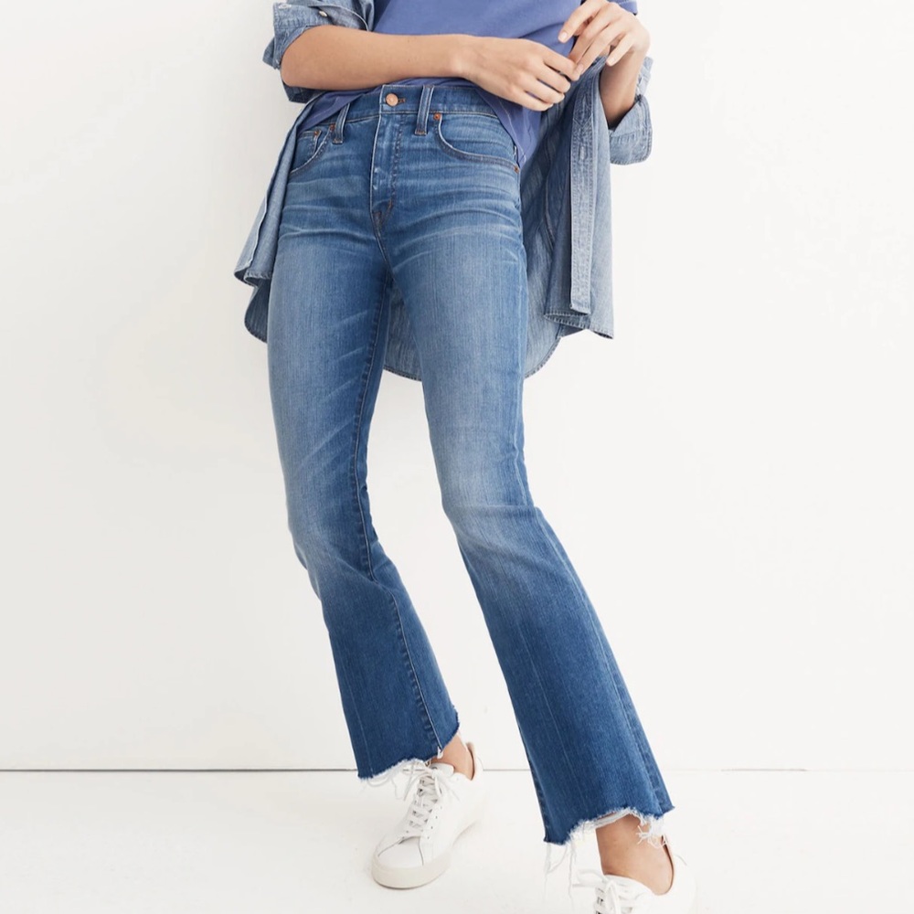 Madewell Cali-Demi BootJeans: Deconstructed Hem